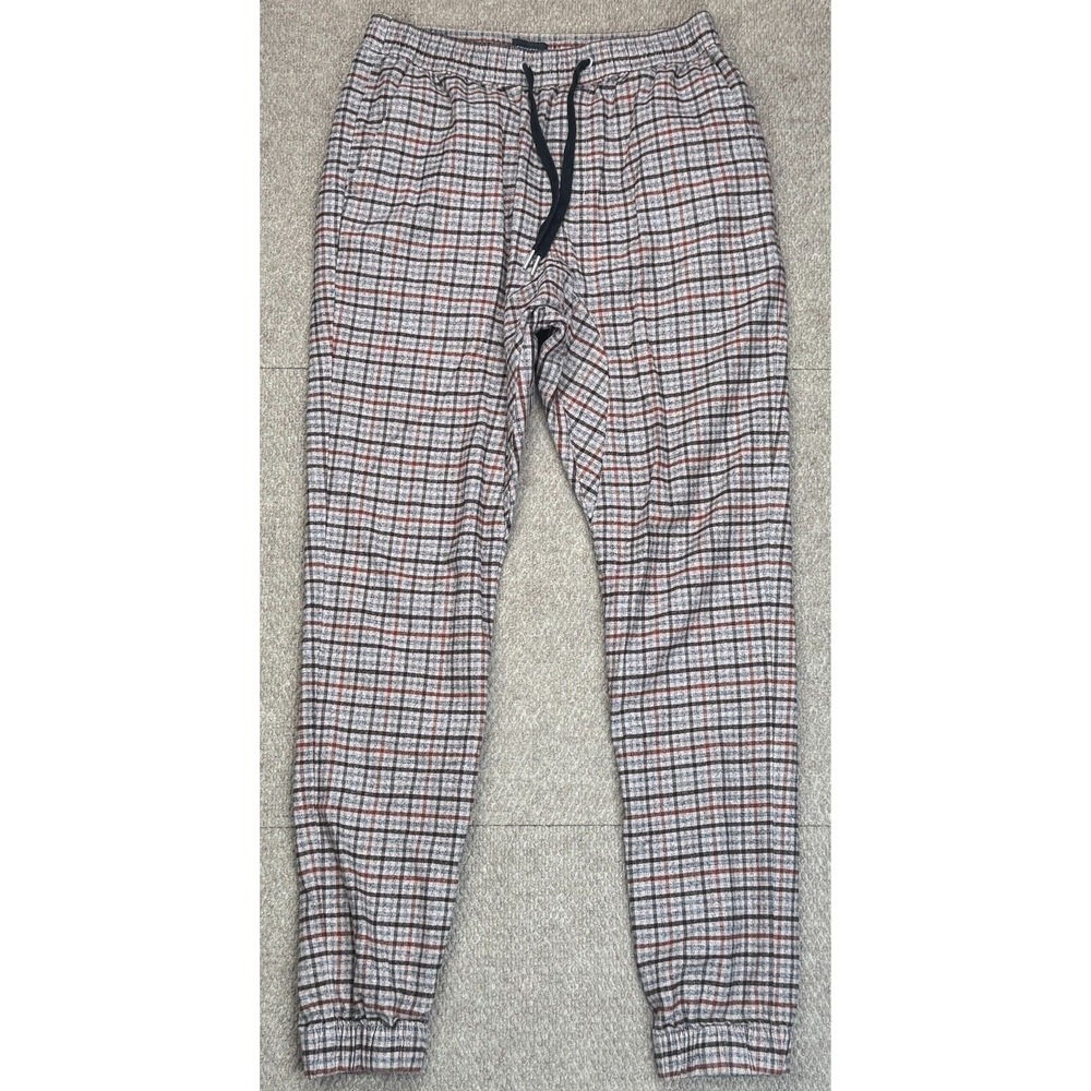 Zanerobe Men's‎ Plaid Drawstring Waist Joggers Size 34